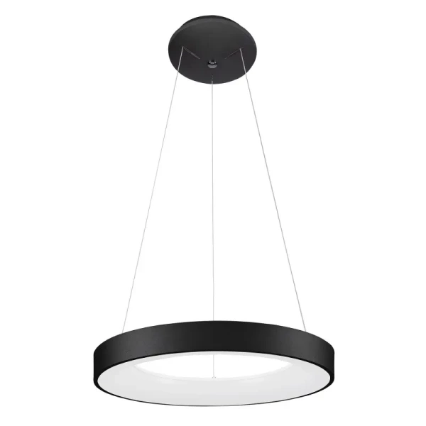 Lampa wisząca Giulia 48cm 40W LED barwa neutralna 4000K | czarny/biały