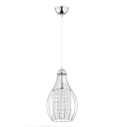 Lampa wisząca ALFA PIRO II CHROM 1xE14 21cm | 60644