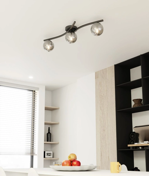 Lampa sufitowa Emibig OPUS 3 BL GRAFIT 1391/3