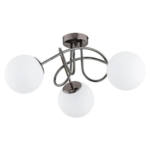 Lampa sufitowa ALFA BANKO CZARNY CHROM 3xE14 50cm | 62369