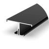 Profil LED P9-1 dwustronny 200cm wys.18mm | czarny