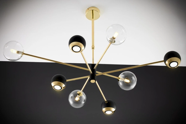 Nowoczesny Żyrandol MOKA wys. 47-69cm 4xG9 4xGU10
14W IP20 | Złoty