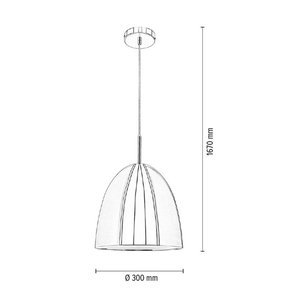 Lampa wisząca MADS miedziana 30cm 1621113
