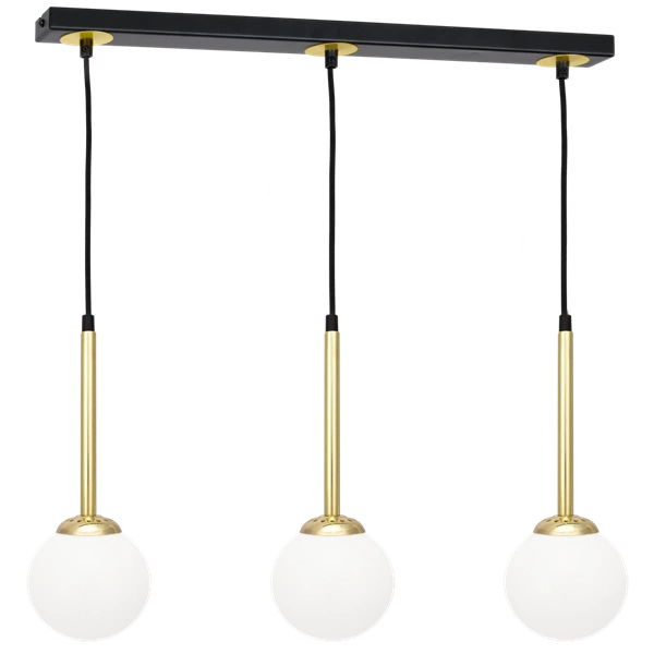 LLampa sufitowa nowoczesna PARMA III złoty śr. 74cm