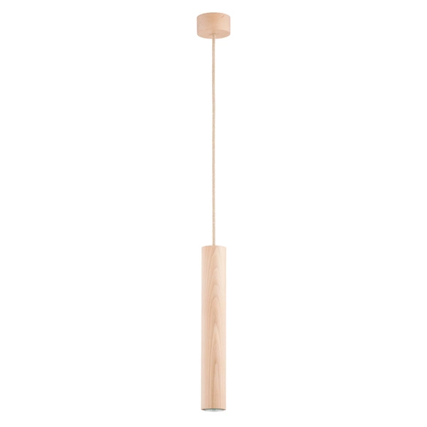 Lampa wisząca ALFA ANAID DREWNIANA 1xGU10 LED 9cm | 61161