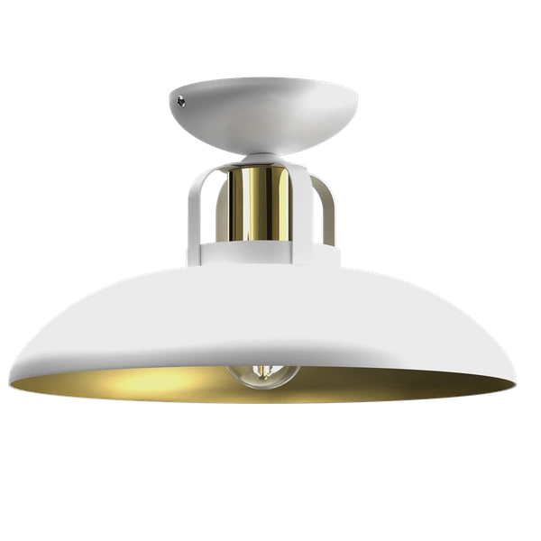 Lampa sufitowa FELIX WHITE/GOLD 1xE27