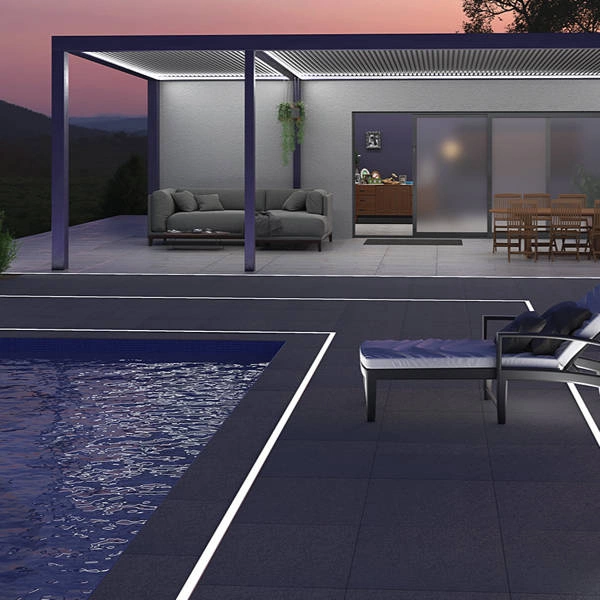 Profil LED do posadzki P24-2 IP67 200cm | do osłonek C8 | srebrny