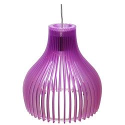 Lampa wisząca BUREN 31-50314 fioletowa 1x60W E27