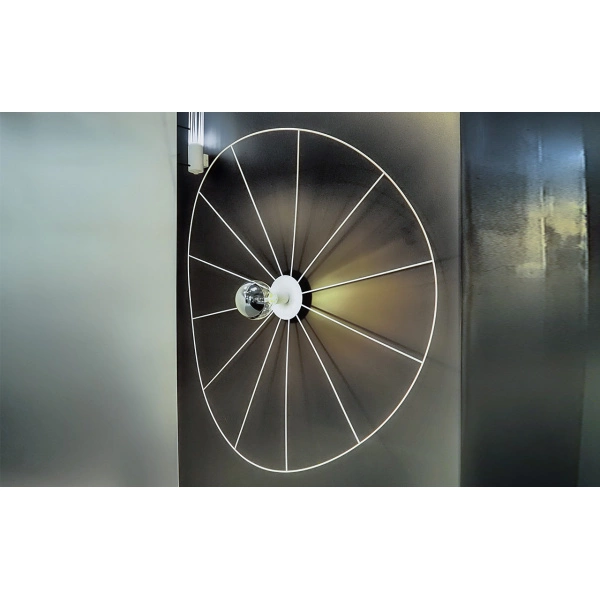 Kinkiet / Plafon ESKOLA 140 TH.015CZ czarny 1xE27