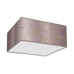 Lampa sufitowa ZIGGY PINK, MLP7588, różowy/złoty, 2x60W E27
