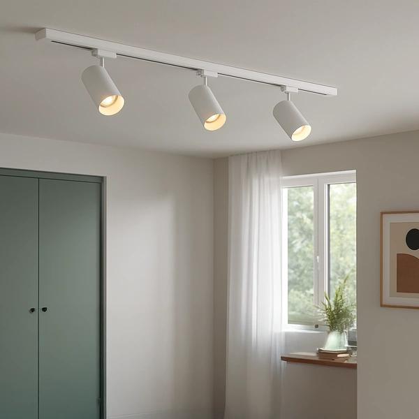 Track Spot Pipe Biały 1xGU10 3-obwodowy