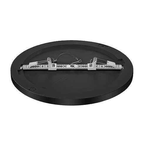 Plafon YORK śr. 33cm I czarny I 24W LED, barwa ciepła 3000K