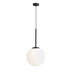 Aldex Lampa wisząca BOSSO 1087G1, 30 cm, czarna, 1x60W E27