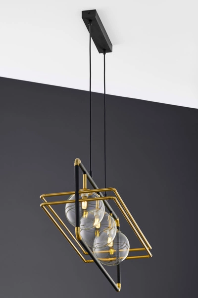 Nowoczesna Lampa wisząca FIORI wys. 115cm 3xG9 14W IP20 | Złoty