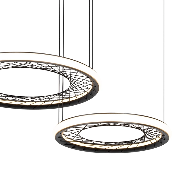 Lampa wisząca NEST 77W LED 61+41cm