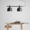 Aldex Lampa wisząca BERYL 2, 976H1, czarna, 2x60W E27