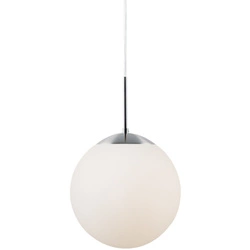 Lampa wisząca CAFE E27 25W Szkło | Biały opal