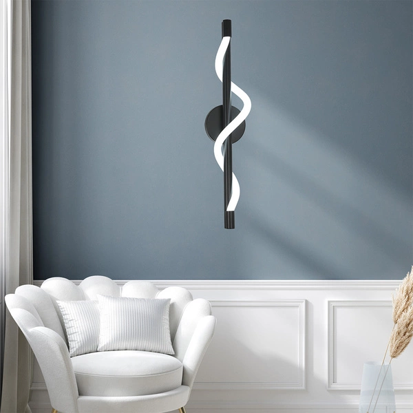 Kinkiet Meleca czarny LED CCT