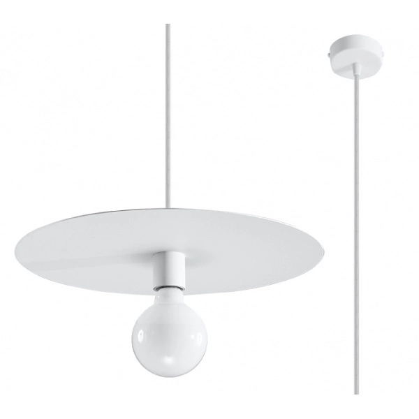 Nowoczesna lampa wisząca FLAVIO SL.0852 biała 1xE27