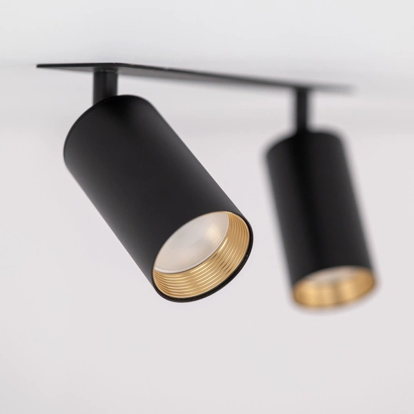 AMIS BLACK 2XGU10 PODTYNKOWY