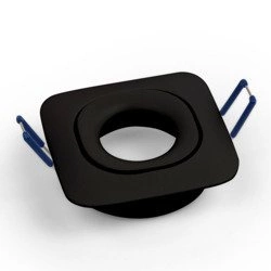 Oprawa wpuszczana oczko sufitowe CROSTI TERI SQ czarny szer. 8,2cm