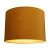 Cylindryczny abażur E27 H40 Miodowy Aksamit A1394