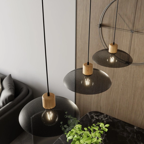 Lampa wisząca Emibig KOBE 3 Czarny 1318/3