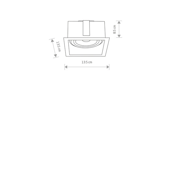 Lampa wpuszczana MOD WHITE 9413