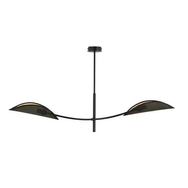 Lampa sufitowa Emibig LOTUS 2 Czarny/GOLD 1106/2