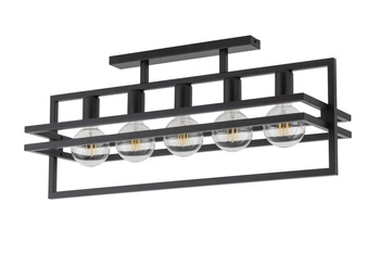 Lampa Sigma MERCI 5 plafon czarny 32409
