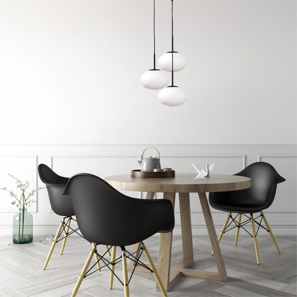 1182 OMI LAMPA WISZĄCA CZARNY