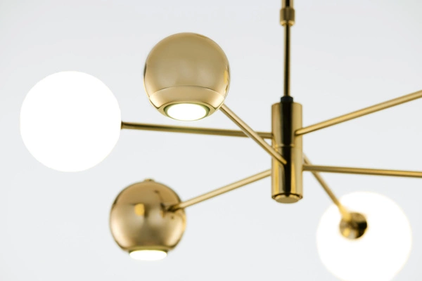 Nowoczesny Żyrandol MOKA wys. 47-69cm 3xG9 3xGU10
14W IP20 | Złoty