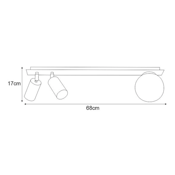 Lampa sufitowa K-4135 z serii ALBIO