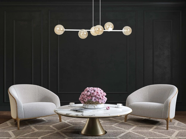 Lampa wisząca Emibig ROSSI 6 WH MIODOWY 879/6