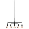 Lampa wisząca GLOOM E27 40W Metal | Czarny