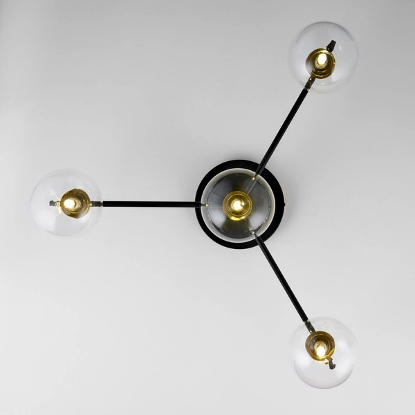 Nowoczesna Lampa sufitowa FIGARO wys. 34cm 4xG9 14W IP20 | Złoty