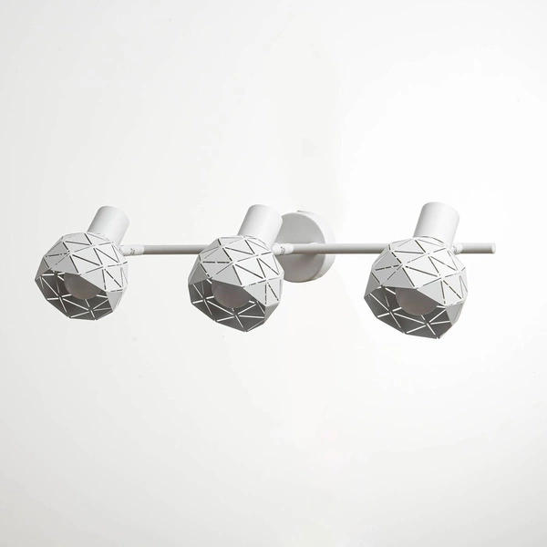 Nowoczesny spot sufitowy biały REUS 3 pkt.