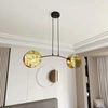 Lampa wisząca Emibig MOTIF 2 GOLD 1326/2