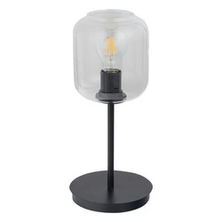 Klasyczna lampa stołowa SHINE E27 60W wys. 36cm | transparentny