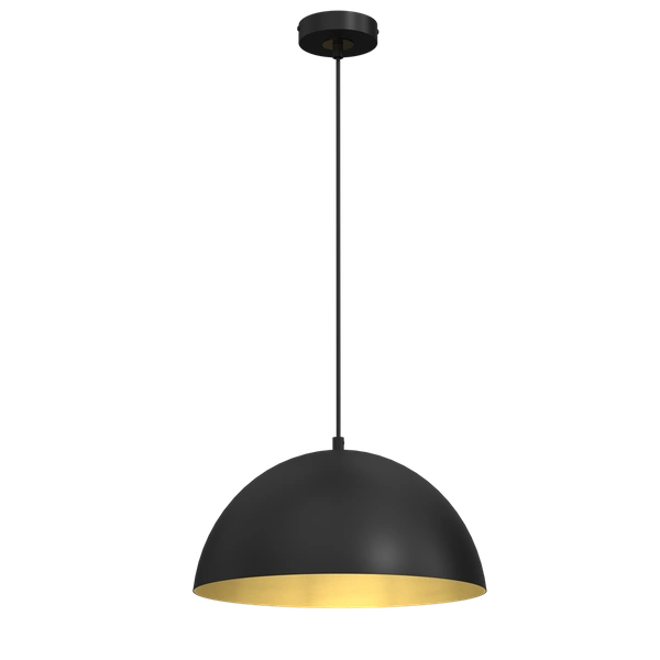 Lampa wisząca BETA, MLP7896, 35 cm, czarny/złoty, 1x60W E27