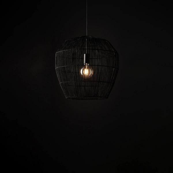 Lampa wisząca HAITI S śr. 43cm E27 | czarny 11166