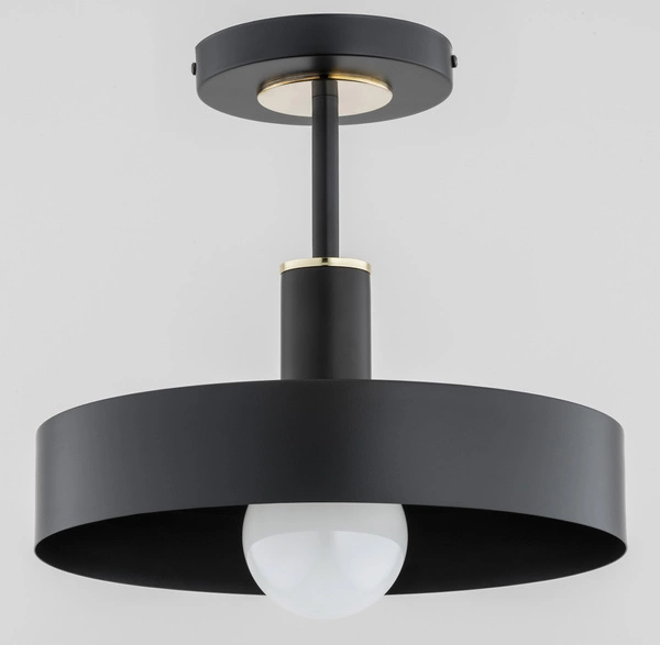 Lampa sufitowa ALFA BERYT CZARNA 1xE27 35cm | 60976