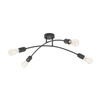 HELIX  BLACK LAMPA SUFITOWA 4 PŁ 4687
