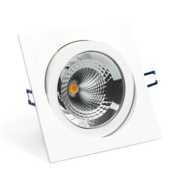 Oprawa wpuszczana PRESCO SQ 6W ciepła 3000K szer. 9,2cm