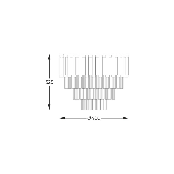 20149CM PRIMA LAMPA SUFITOWA ZŁOTA/GOLD
