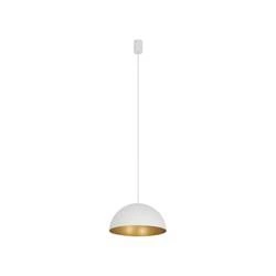 Lampa wisząca HEMISPHERE SUPER S śr. 33cm GX53 | biały/złoty 10701