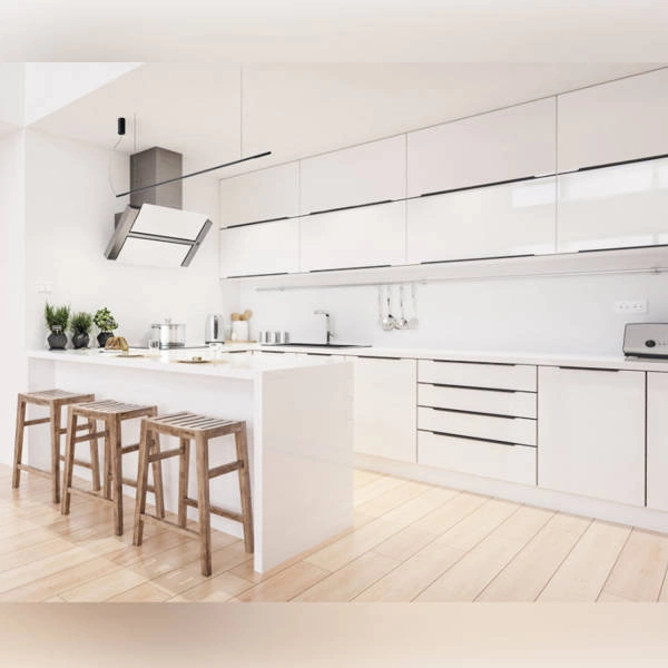 Nowoczesna smukła lampa wisząca LINE 363 18W 3000K biała ciepła szer. 150 cm | Czarna