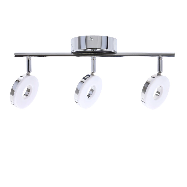 Lampa sufitowa THEMA listwa 3x5W LED, chrom, barwa ciepła 3000K, 93-60785
