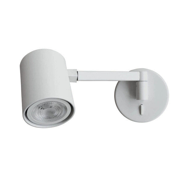 Kinkiet z wysięgnikiem Snow, biały, 1x40W GU10