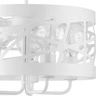 Lampa wisząca żyrandol MODUŁ FREZ V biały 39cm